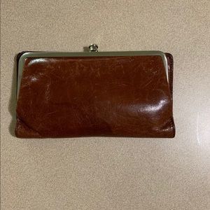 Hobo International Foldover Wallet - Cognac